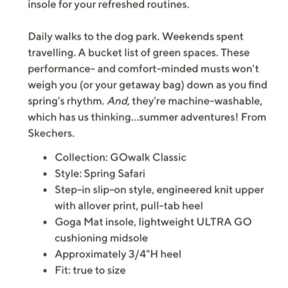 Skechers GOwalk Classic Washable Slip-Ons - Leopard (E) - Picture 2 of 2